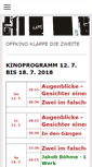 Mobile Screenshot of klappe-die-zweite.com