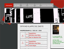 Tablet Screenshot of klappe-die-zweite.com